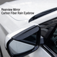 ⏳Time-Limited Special ⏰ Carbon Fiber Rain Eyebrow — Clear Rearview Mirror in Rain