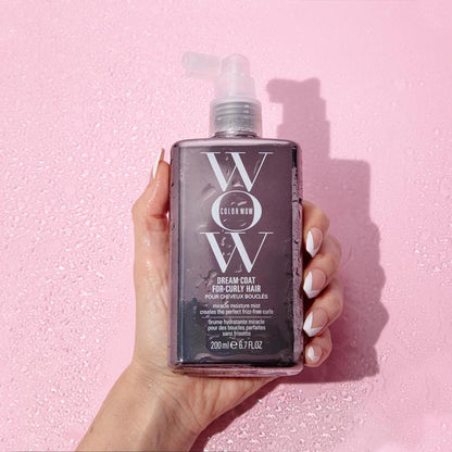 Moisture-Resistant Shine Curl-Defining Spray