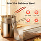 🔥Hot Sale 50% OFF🔥304 Stainless Steel Multifuntional Fryer