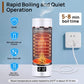 ⏳Time-Limited Special ⏰✨ 500ml Portable Travel Electric Kettle – 4-Stage Temp Control 45°C-100°C with Live LED Display, Rapid 5-Min Boiling, 12H Keep Warm, 360° Leak-Proof Sealing & Double-Layer Anti-Scald Shell – 520g for Hotel Office Travel ✈️
