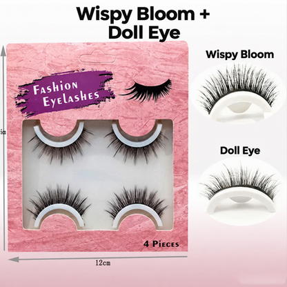 ⏳Time-Limited Special⏰Reusable Self-Adhesive Lashes – Lightweight Natural Curl & Eyeliner Effect, No Extra Glue Needed 💄❤️