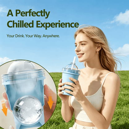 ⏳Time-Limited Special⏰🧊 Foldable Silicone Ice Ball Drink Cup