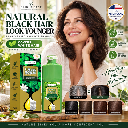 ⏳Time-Limited Special⏰Long‑Lasting Plant‑Based Foam Hair Dye｜Ammonia‑Free Easy DIY At‑Home Foam Hair Color