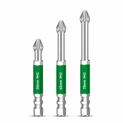 ⏳Time-Limited Special ⏰✨Magnetic Phillips Bit Set – Anti-Slip Grip & Impact Resistance for DIY & Repairs