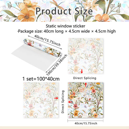 ⏳Time-Limited Special⏰✨Static Pattern Window Sticker