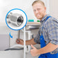 ⏳Time-Limited Special ⏰ Rotary High-Pressure Sewer Jetting Nozzle – Forward & Rear Jets, Stainless Steel, 1/4" & 3/8" Options 🛠️