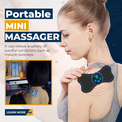 ⏳Time-Limited Special ⏰✨Portable Mini Body Massager – Adjustable Intensity for Neck, Back, Waist, Hips & Legs, Relax On The Go!