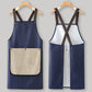 ⏳Limited-time 50% off⏰Cross-Back Waterproof Apron with Detachable Hand Towel🛡️💦