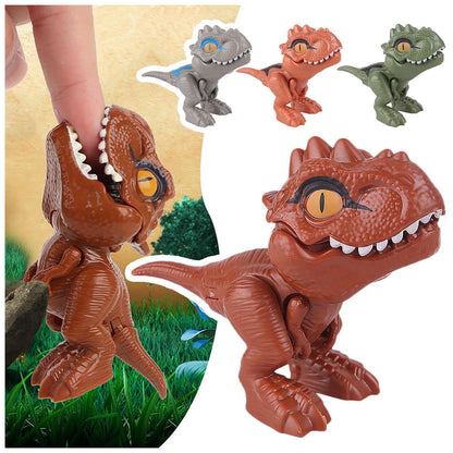 ⏳Time-Limited Special⏰  Finger-Biting Dinosaur Toy – High-Simulation Realistic Details, Safe Smooth Rounded Design & Durable Plastic – Fun Interactive Toy That Bites Fingers, Ears & Cheeks – Perfect Gift for Kids 2+ 🎁