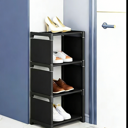 ⏳Time-Limited Special⏰👠🚪 Vertical Shoe Rack for Entryway – Space-Saving, Sturdy Metal Frame & Easy Assembly 👟