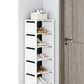 ⏳Time-Limited Special⏰👠🚪 Vertical Shoe Rack for Entryway – Space-Saving, Sturdy Metal Frame & Easy Assembly 👟
