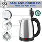 ⏳Time-Limited Special⏰ Large Electric Tea Kettle 1.8L – 1500W Fast Boil, All Food-Grade Stainless Steel Interior & Auto Shut-Off ⏳