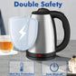 ⏳Time-Limited Special⏰ Large Electric Tea Kettle 1.8L – 1500W Fast Boil, All Food-Grade Stainless Steel Interior & Auto Shut-Off ⏳
