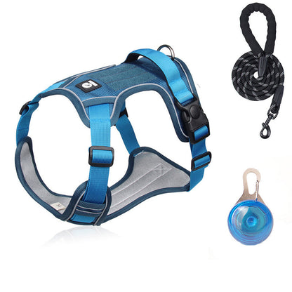 ⏳Time-Limited Special⏰  No Pull Dog Harness with Leash & LED Collar – Secure & Comfortable ✨