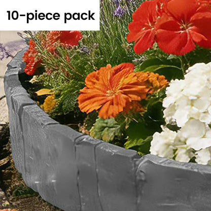 🌼🍀Best Seller in summer 50% Off🔥Easy Install Cobblestone Garden Border - 5M Edging Kit