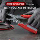 🛠️ Wire Crimper & Stripper – Built-in Voltage Detector ⚡🔌