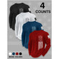 1 SET-Men's Casual Fit Long-Sleeve Tops