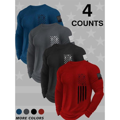 1 SET-Men's Casual Fit Long-Sleeve Tops
