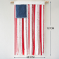 Rustic Patriotic Fabric Flag for Home Decor