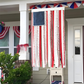 Rustic Patriotic Fabric Flag for Home Decor