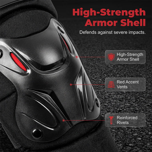 ⏳Time-Limited Special ⏰Motorcycle Knee & Elbow Guard Set