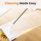 🧹 Retractable Snap Grip Mini Flat Mop | Extendable Handle, Compact & Easy Storage  ✅