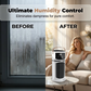 🏆LAST DAY SALE 50% OFF🔥Mist Humidifier Cold Fan, Air Cooler, 9 Speed Settings + Three-Hole Spray, 8-Hour Timer,
