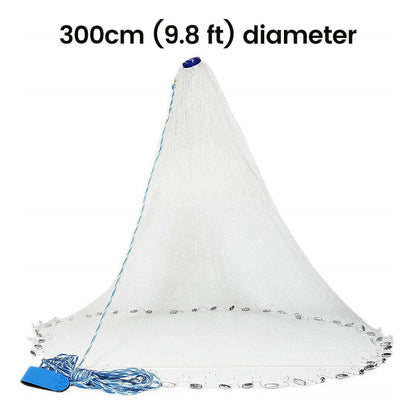 ⏳Time-Limited Special⏰🐟Easy-Throw Cast Net – Heavy-Duty Mesh, Rapid Sinking & Versatile – For Freshwater & Saltwater