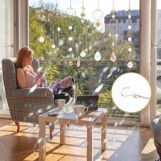 🎐🎐Last Day Sale 49% OFF-Decorative Suncatcher Hanging Set🌈🌈