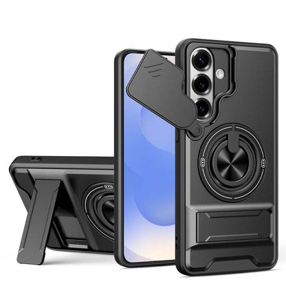 ⏳Time-Limited Special⏰Samsung Phone Case – Sliding Camera Cover, Rotatable Ring, Magnetic Mount