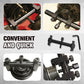 ⏳Time-Limited Special ⏰ Crankshaft Pulley Removal Tool – 40-165mm Range, Three-Jaw Grip & Steel Bead Protection 🔩