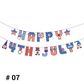 Patriotic Hanging Swirls & Banner Decorations