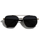 Geometric Frame Double Beam Polarized Sunglasses