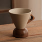 📢📢50% OFF !! ⏰Vintage Coffee Mug with Wooden Handle & Saucer
