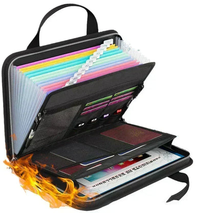 ⏳Time-Limited Special⏰💞 Fireproof Accordion File Folder – Ultimate Document Security 🌸