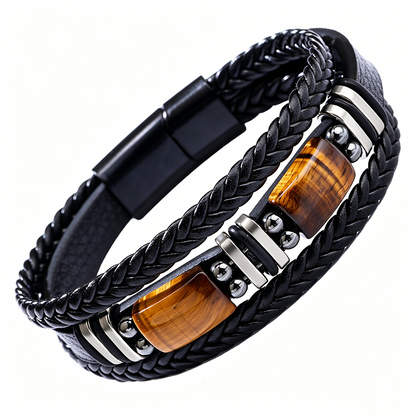 ⏳Time-Limited Special⏰🪨 Braided PU Leather Bracelet