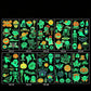 📢📢50% OFF !! ⏰ Light Up Your Halloween Look! Glow-in-the-Dark Temporary Tattoos | Waterproof & Fun Party Accessories
