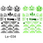 📢📢50% OFF !! ⏰ Light Up Your Halloween Look! Glow-in-the-Dark Temporary Tattoos | Waterproof & Fun Party Accessories