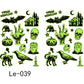📢📢50% OFF !! ⏰ Light Up Your Halloween Look! Glow-in-the-Dark Temporary Tattoos | Waterproof & Fun Party Accessories
