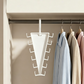 ⏳Time-Limited Special⏰Multifunctional Triangle Closet Organizer – V-Shaped Space-Saving Design, Double-Sided Hooks & 360° Rotating Hook – Declutter Your Wardrobe in Style ✨