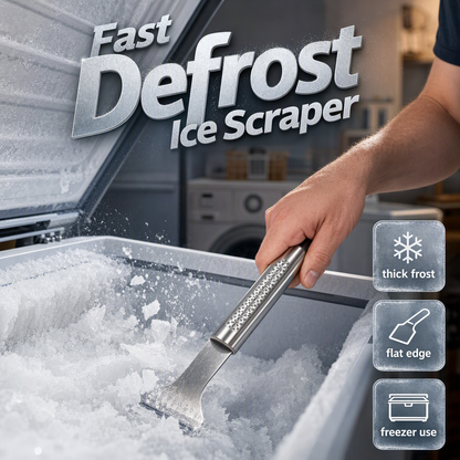 ⏳Time-Limited Special⏰Stainless Steel Freezer Ice Scraper Tool