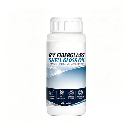⏳Time-Limited Special⏰ 🚐 RV Fiberglass Gloss Oil Shine Restorer – UV‑Protective, Easy‑Apply, Long‑Lasting ✨