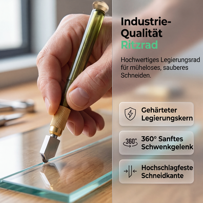 ⏳Time-Limited Special⏰ Professional glass cutter with a scoring wheel for glass and ceramic tiles