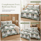 ⏳Time-Limited Special⏰ All Season Brushed Floral Bedding Set – Soft, Reversible, Decorative ✨