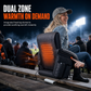 ⏳Time-Limited Special⏰ Heated Stadium Seat: Portable Foldable Chair with Backpack Straps, USB Heating, 5 Angles, Waterproof for Outdoor Events