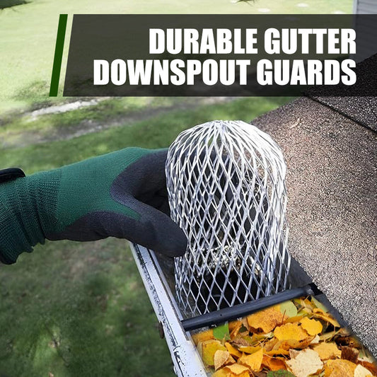 ⏳Time-Limited Special ⏰ Gutter Downspout Guards – Aluminium mesh, blocks leaves & keeps flow ✨