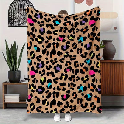 ⏳Time-Limited Special⏰🛋️ Ultra-Soft Leopard Print Throw Blanket – Cozy & Stylish Home Comfort ✨