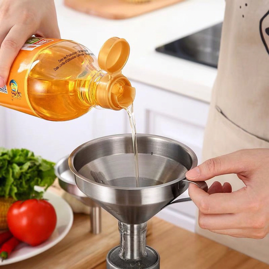 ⏳Time-Limited Special⏰Stainless Steel Filter Funnel – Kitchen & Lab Multi-Use ✨