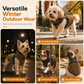 ⏳Time-Limited Special⏰Warm Winter Dog Coat with Reflective Strips and Harness for Small and Medium Dogs🐶❄️