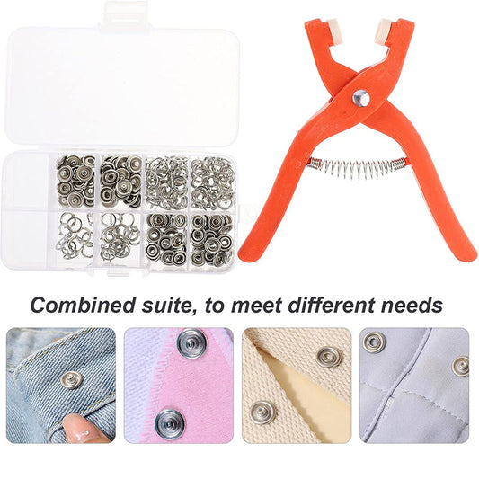 ⏳Time-Limited Special⏰🧷 Sew-Free Snap Fastener Plier Kit — No Needle, No Thread